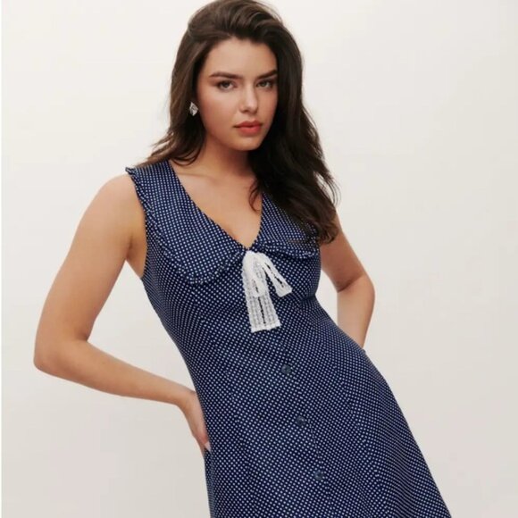 NWT Caroline Constas Mini Polkadot Dress ✨ - Picture 8 of 8